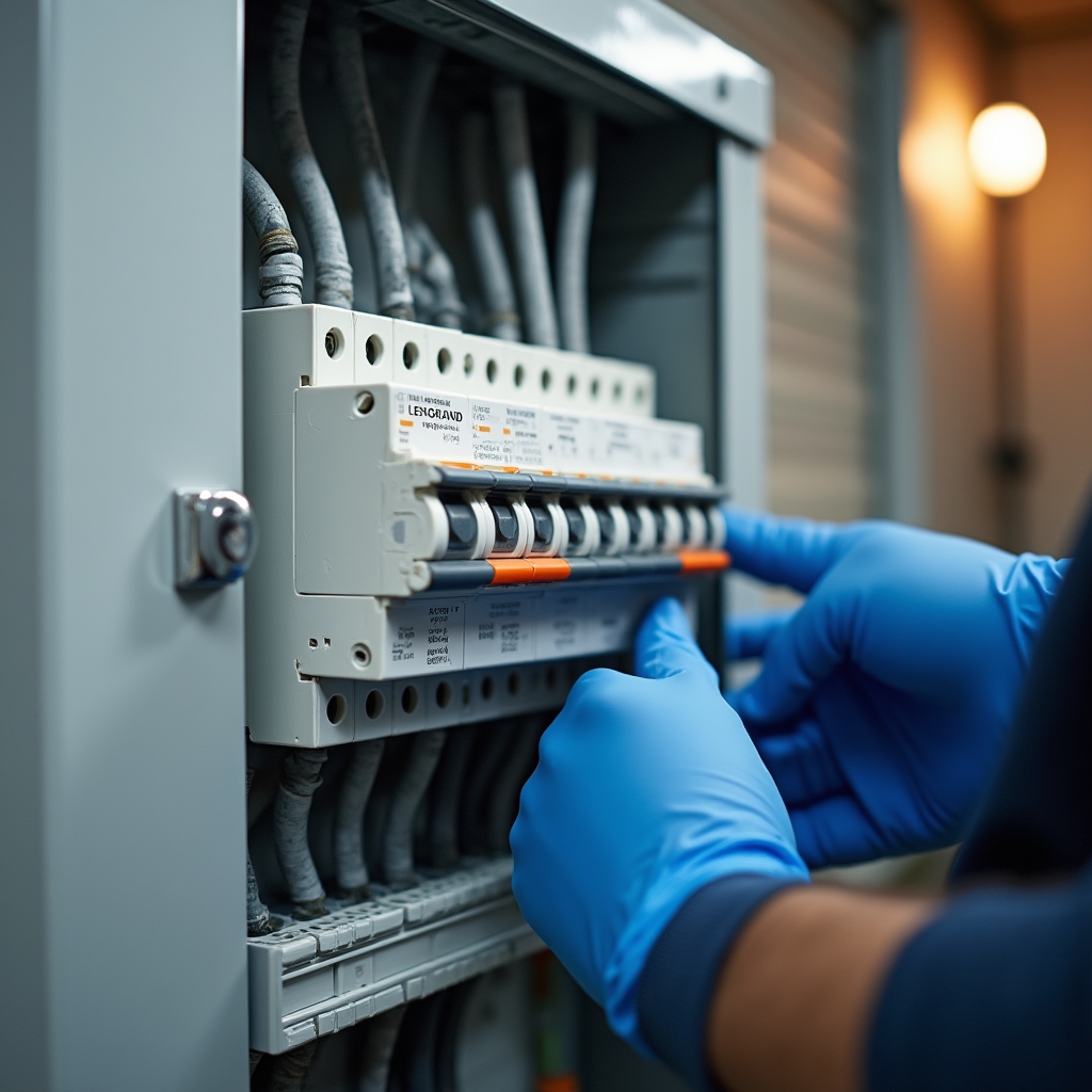 Wyłączniki różnicowo-prądowe w rozdzielni elektrycznej